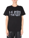 MM6 MAISON MARGIELA CREW NECK T-SHIRT,185407