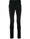 Dondup Gaubert Stretch Cotton Trousers In Black