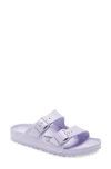 Birkenstock Women's Arizona Eva Essentials Slide Sandals In Purple Fog Rubber