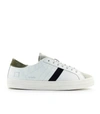 DATE HILL LOW VINTAGE WHITE MILITARY GREEN SNEAKER