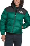 The North Face 1996 Retro Nuptse Water Resistant Down Puffer Jacket In Evergreen