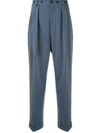 AMBUSH CROPPED WIDE-LEG TROUSERS