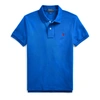 Polo Ralph Lauren Kids' Cotton Mesh Polo Shirt In Travel Blue