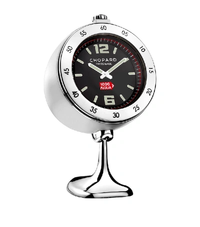 Chopard Vintage Racing Stainless Steel Table Clock, Ref. No. 95020-0099 In Black