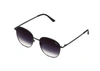 Quay Jezabell 57mm Round Sunglasses In Black,fade