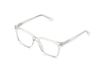 Quay Wired Oversized Blue Light In Tortoise,clear