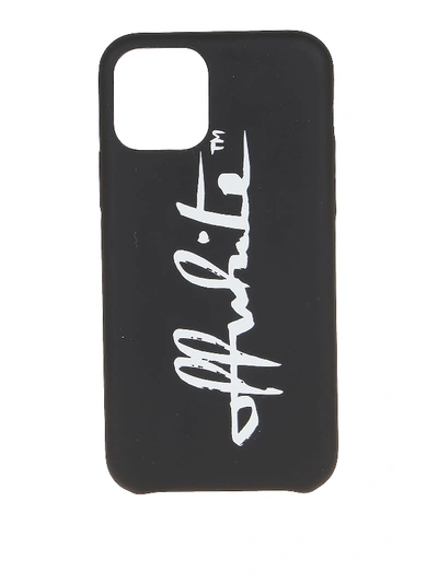 Off-white Cover For Iphone 11 Pro In Black