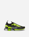 Dolce & Gabbana Dolce And Gabbana Black And Green Sorrento Sneakers In Black/yellow