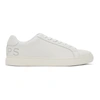 PS BY PAUL SMITH PS BY PAUL SMITH OFF-WHITE REX PERFORATED SNEAKERS
