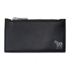 PS BY PAUL SMITH PS BY PAUL SMITH BLACK AND BLUE ZEBRA ZIP WALLET