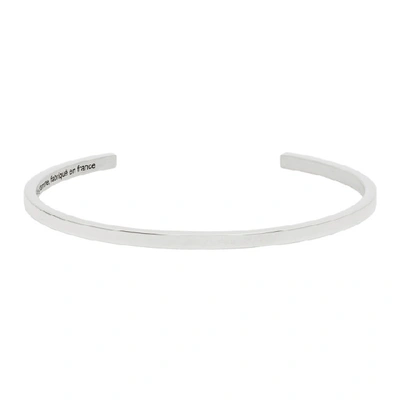 Le Gramme Le 15 Grammes Ribbon Bracelet In Silver