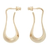 LEMAIRE GOLD SHORT DROP EARRINGS