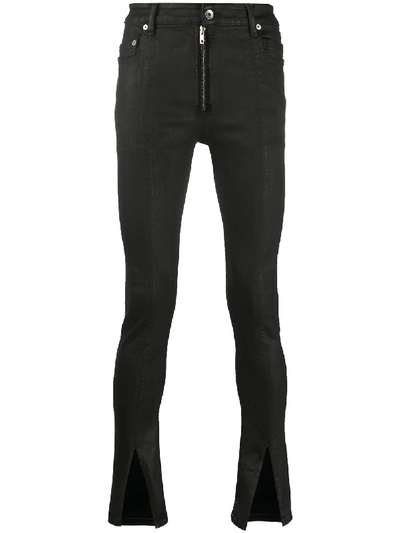 Rick Owens Drkshdw Low-rise Slim-fit Jeans In Black