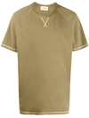 FERRAGAMO STITCHING-DETAIL CREW-NECK T-SHIRT