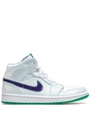 Jordan Air  1 Mid "hoops In White