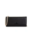 VALENTINO BY MARIO VALENTINO JUNIPER DOLLARO LEATHER CHAIN WALLET,0400012480929