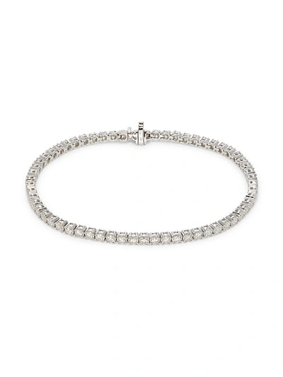 Saks Fifth Avenue 14k White Gold & Diamond Tennis Bracelet
