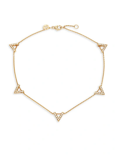 Hueb 18k Yellow Gold & Diamond Anklet