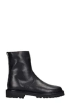 ISABEL MARANT CRONOS ANKLE BOOTS IN BLACK LEATHER,11497812