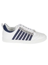 Dsquared2 Low Sole White Denim Sneaker In White
