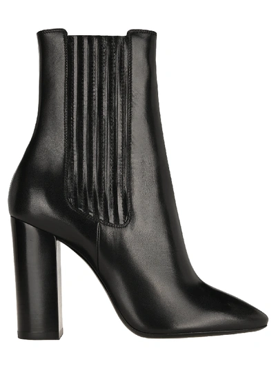 Saint Laurent Lou Boots In Black