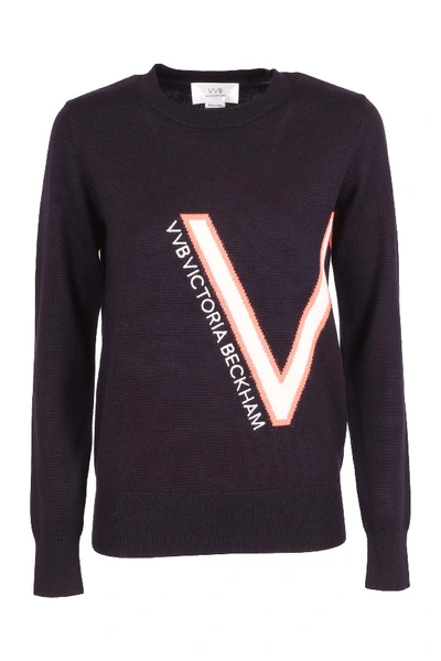 Victoria Victoria Beckham Sweater In Midnightblue Blu