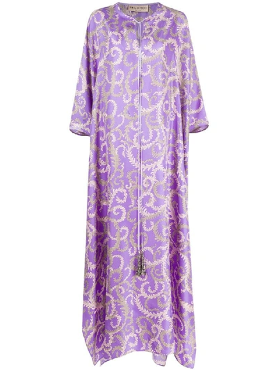 Emilio Pucci X Koché Selva-print Kaftan Dress In Purple
