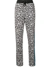 DOLCE & GABBANA LEOPARD PRINT TRACK PANTS