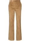 VICTORIA BECKHAM STRAIGHT-LEG CORDUROY TROUSERS