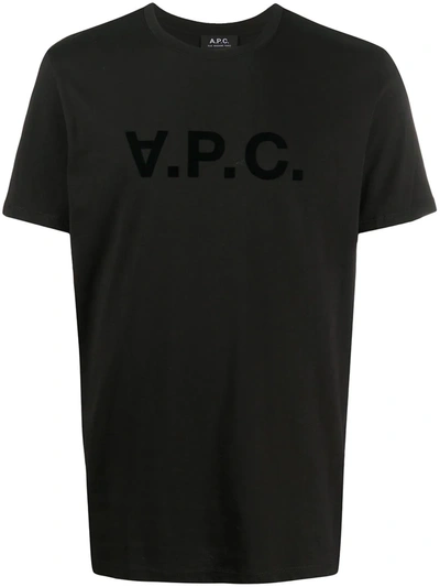 Apc Logo印花t恤 In Black