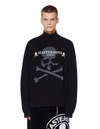 MASTERMIND JAPAN BLACK COTTON PRINTED L/S T-SHIRT,MW20S05-TS026-016/BLK