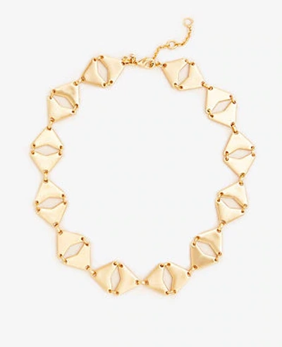 Ann Taylor Triangle Necklace In Gold