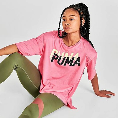 Puma Women's Modern Sports Fashion T-shirt In Pink