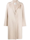 MANZONI 24 FITTED SINGLE-BREASTED COAT