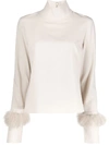 16ARLINGTON FEATHER-SLEEVE JUMPER