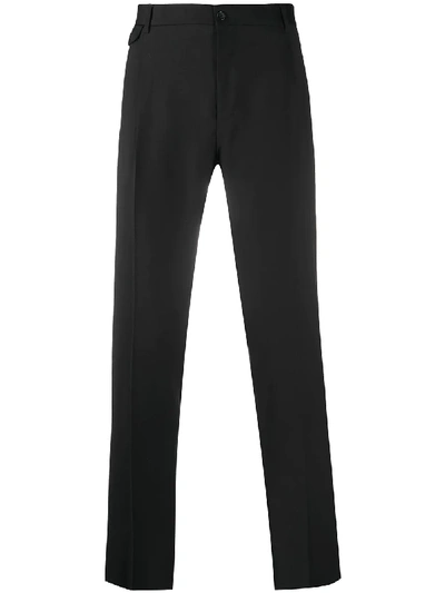 Dolce & Gabbana Tailored Wool Trousers In Black