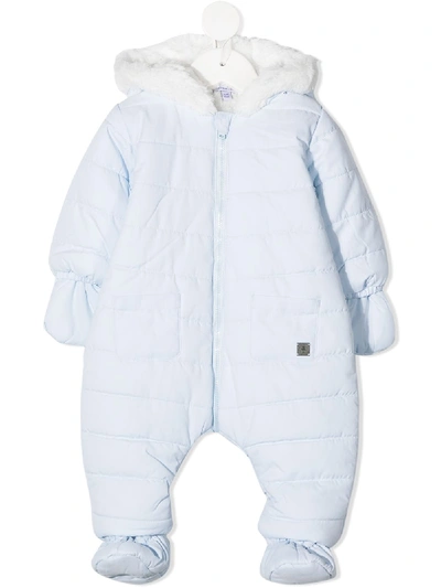 Absorba Babies' Padded Zipped Coat In Blue