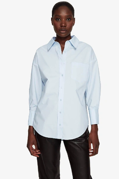 Anine Bing Mika Shirt In Blue