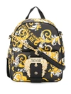 VERSACE JEANS COUTURE BAROCCO LOGO PRINT BACKPACK