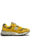 NEW BALANCE M992BB "GOLD-CREAM" LOW-TOP SNEAKERS