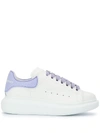 Alexander Mcqueen White & Purple Oversized Sneakers In White