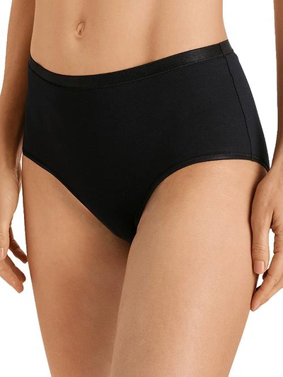 Hanro Cotton Sensation Full Briefs In Black