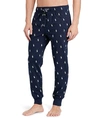 Polo Ralph Lauren Pony Print Pajama Jogger Pants In Cruise Navy