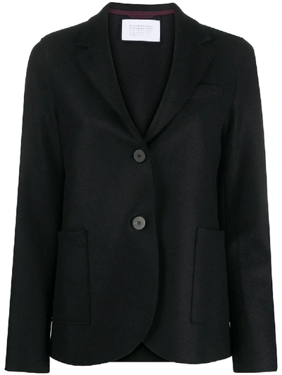 Harris Wharf London Notched-collar Single-breasted Blazer In 蓝色