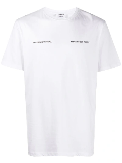 Soulland Logo Print T-shirt In White