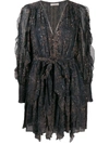 ULLA JOHNSON SNAKE-PRINT DRESS