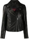 Rag & Bone Black Mack Leather Jacket In Black