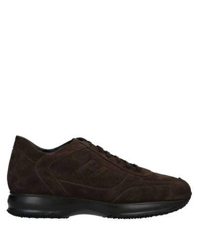 Hogan Sneakers In Brown