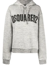 DSQUARED2 LOGO-PRINT RELAXED-FIT HOODIE