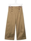 BURBERRY TEEN TRACEY FLARED TROUSERS